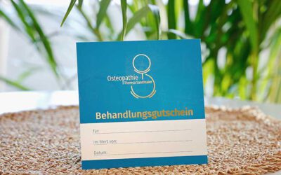 Ein Gutschein für Osteopathie – ein berührendes Geschenk